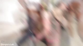 ג'ויס ווילד ולילי ורוני ב-2 על 2 אטוגם אגרוף כפול אנאלי חורים פעורים והחלפת זרע