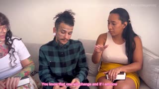 Curly Brunette Latina Maruchel Gomez Unleashes Wild Semen Ritual with Leyne Rodriguez