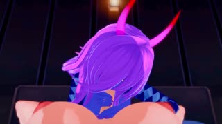 3D动漫扶她恶魔摇晃大屁股巨乳狂野动作