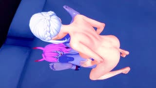 תסתכלו על היפית 3D פוטה שדיים ותחת גדולים בפעולה פרועה