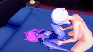 نگاه کن دیمن فوتا هنتای 3D کون و سینه‌ش رو تو اکشن وحشی تکون میده