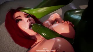 Hulk anapiga Black Widow kwenye hentai 3D 4K
