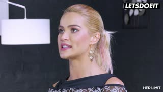 blonde cherry kiss gags on deepthroat bbc before hardcore anal ass to mouth pounding