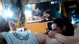 amateur argentina delivers sloppy deep petera blowjob!