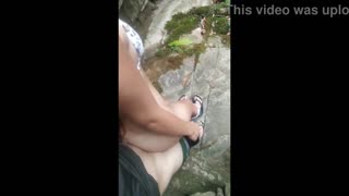 venkovní bareback šukanice v lese, amatérská Latina bere syrové