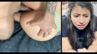 Første anal sjokk med smertefull overraskelse for sexy latina 18+