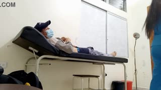 ultra viral!! doctor gets wild with patient for steamy homemade porn in hospital office