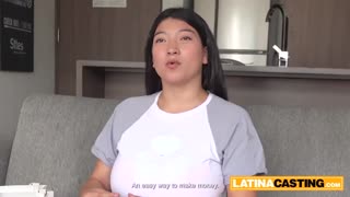 Huge Tits Latina Amateur Deepthroats Big Cock Fake Agent Blowjob