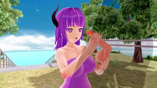 Wow! 3D Hentai Big Ass and Tits in Fishnet Action!