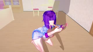 3D hentai sex s velkým zadkem a velkými prsy