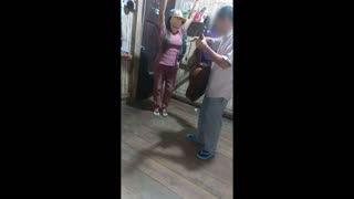 the religious leader preaches the word of the lord to me with his guitar but i invite him to fuck and mount his penis