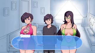 Threesome Play with Big Tits in Snow Daze