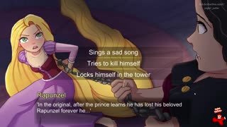 Rapunzel dostaje ostrego loda creampie i anal w animacji porno