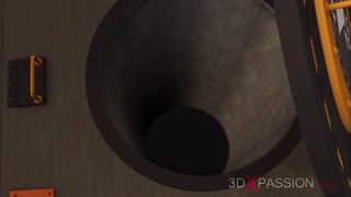 巨乳科幻妹子被铐紧遭性爱机器深捅