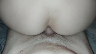 Wow, Check Out This Intense Anal Riding With a First-Time Creampie!