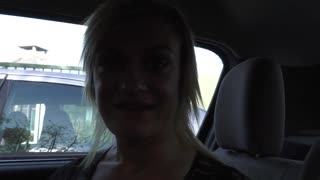 ready for a posh blonde cougar's car orgy threesome with three throbbing cocks?