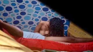 hidden spy cam catches colombian tenant alexia undressing in her bedroom with big tits and ass