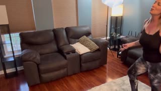 mature danni jones with big natural tits seductively rides and licks in intimate motivation session