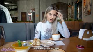 i'm buzzing with letty black’s remote vibrator in a packed cafe