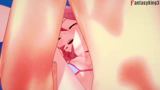 Yae Miko bikineissä rannalla POV-seksiä Genshin Impactissa