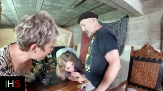 blonde teen 18+ and milf threesome slams cowgirl pussy pump rimming and anal