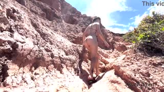 He, priksa aksi panas outdoor ing pantai Brasil karo aku!