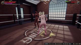 ho appena visto Dela e Bree lottare nude in un folle match 3D