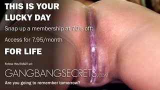 "Those creampies are so nasty in this interracial gangbang creampie group sex, Zoey!"