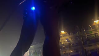 Check out my anal plug flashing wild in the glory hole action