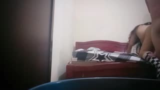 Big Ass Latina Waits for Threesome but Fucks Meanwhile in Homemade Video