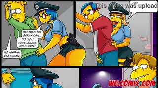 I can’t believe I’m watching three guys bang busty police officers in costumes from The Simptoons!