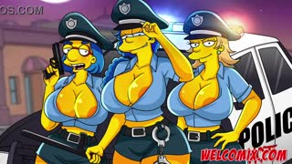 üç adamın Simptoons kostümlü dolgun polis memurlarıyla sikişini izleyemiyorum!