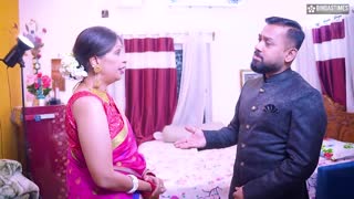 Curvy wife gets shared by husband and friend for full bedroom threesome domination and ass play