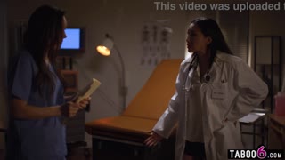 whoops hospital mixup has milf doctor & nurse licking pussy 😏👩‍⚕️💦