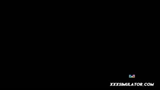 seductive babe tempts huge cock stud in bathroom netorare animation full hd