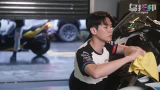 biker girl takes deep creampie in wet pink pussy after riding big cock