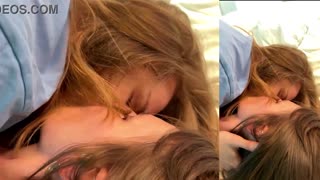 Hot kisses, pussy masturbation, blowjob, and internal cumshot!