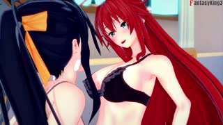 Rias Gremory y Akeno suplican por acción... ¿y ahora qué? - HS DXD NTR Locura 3