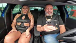 rio milf kristalo stefanini dirty talks while taking first time anal bareback in car with big butt bouncing
