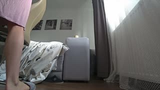 Cheating wife gets slammed by friend while husband’s away. Real action