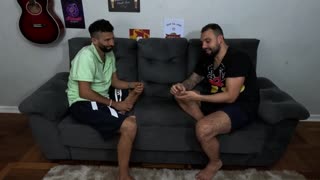 Threesome with the bad dwarf as my friend thrusts his large penis deep into her petite 18+ vagina