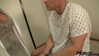 Doctor's Massive Tits Wrap Around Thick Cock For Sloppy Suck