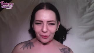 Brunette Lily Thot's juicy pussy gets nasty anal creampie from Seth Brogan in bed romp