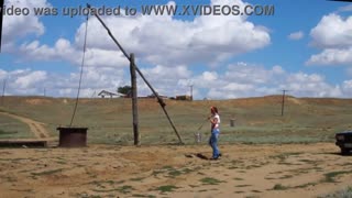 Woman Struts in High Heels Version 1