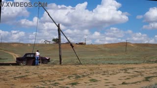 Woman Struts in High Heels Version 1
