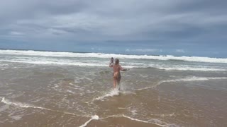 OMG My Friend And I Dropped Our Bikinis Right On Bahia Beach And Sucked Off Every Horny Guy There!