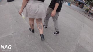 Проналажење девојке на железничкој станици за снимање за Факе Агент