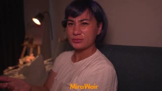 تحت سيطرتي عن بعد - ربة منزل آسيوية لطيفة تبلع زب كبير لقذف مبلل خاضع