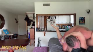 WMAF par grobo domina azijsko punco zjutraj pred delom