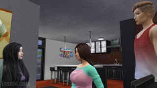 제인이 심즈 4 게임의 풀 스토리에서 몰래 행동하는 에피소드 - 재미있는 게임 비디오